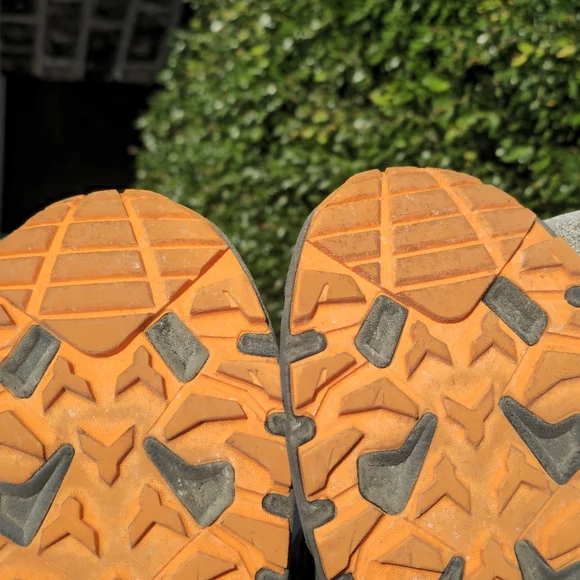 Hoka Men's Shoes - Gray and Orange 12D - Picture 8 of 9